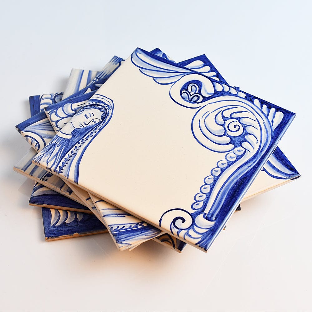 Ceramic tile Mural of 6 azulejos - 18x12''