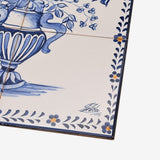 Ceramic tile Mural of 6 Azulejos - 18X12''