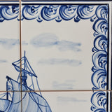 Ceramic tile Mural of 6 azulejos - 18x12''