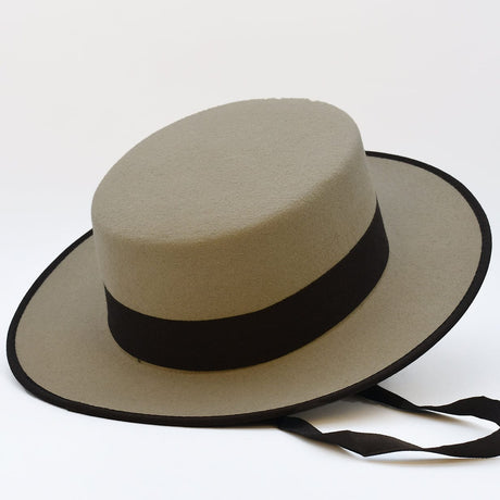 Chapeau traditionnel de Toreiro portugais - Sable