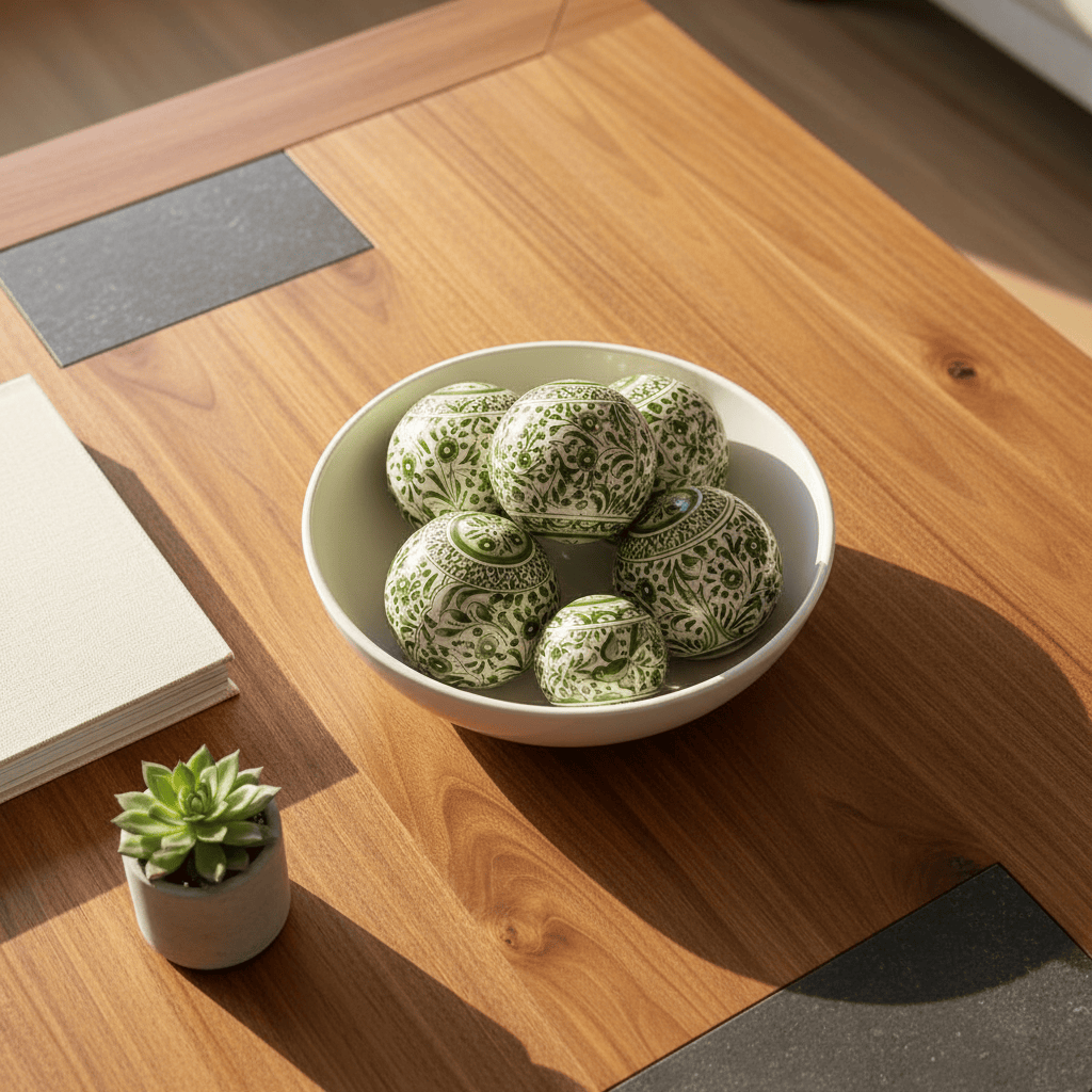 Coimbra Ceramic I Decorative Balls