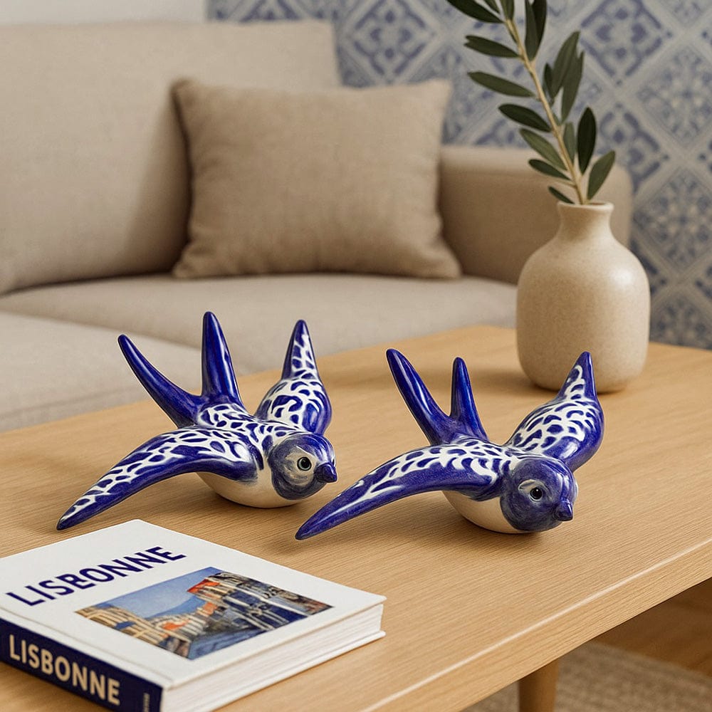 Coimbra Ceramic I Decorative Swallow