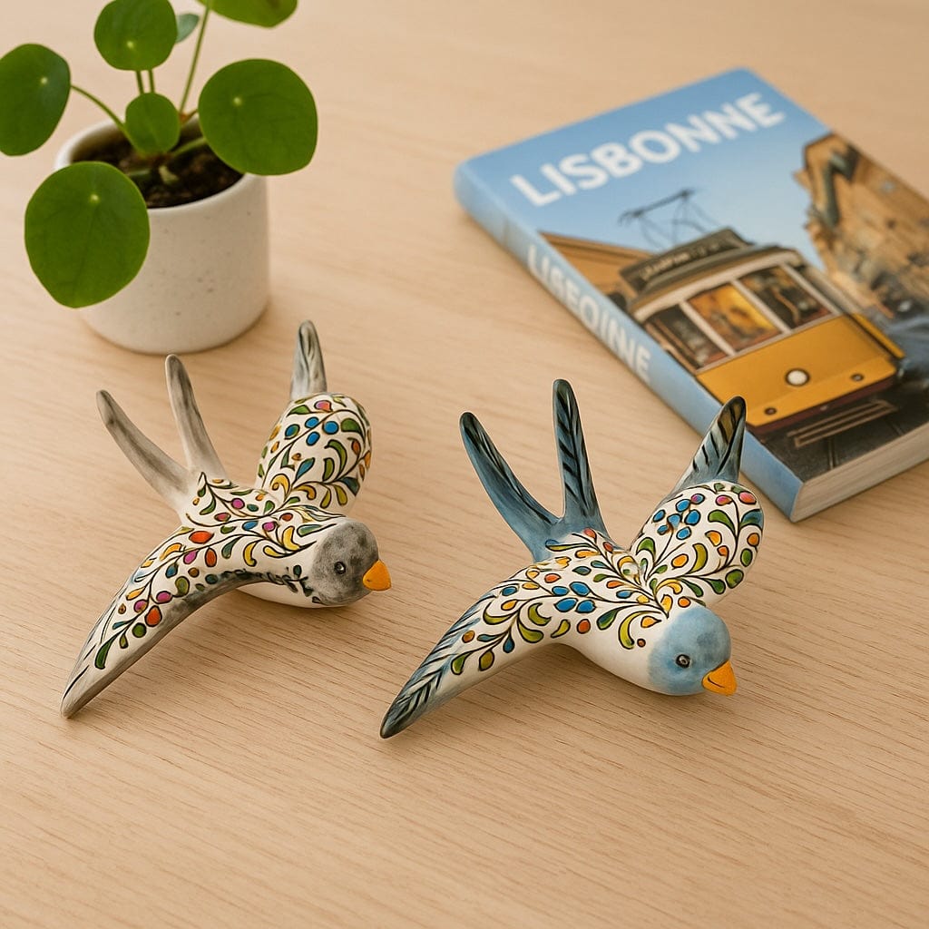 Coimbra Ceramic I Decorative Swallow