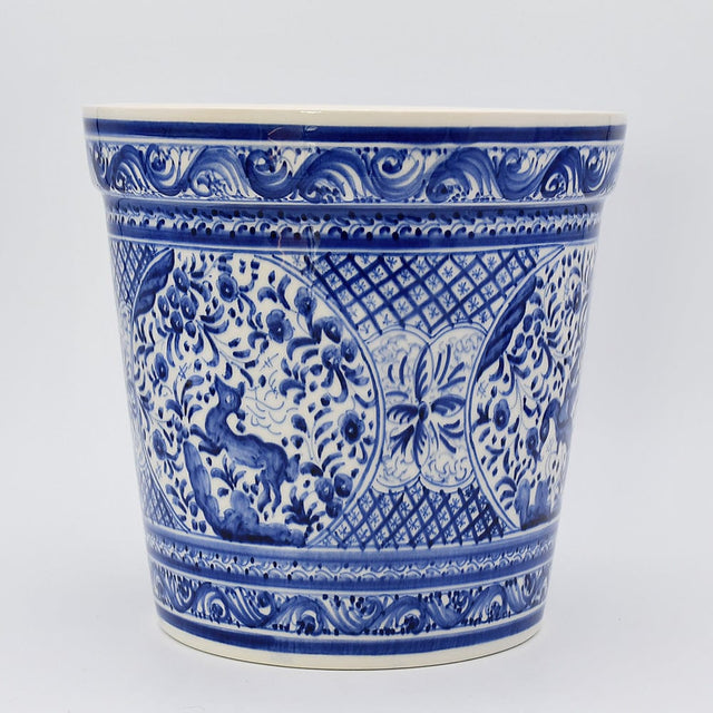 Coimbra Ceramics – Hand-Painted Planter - 12.0"