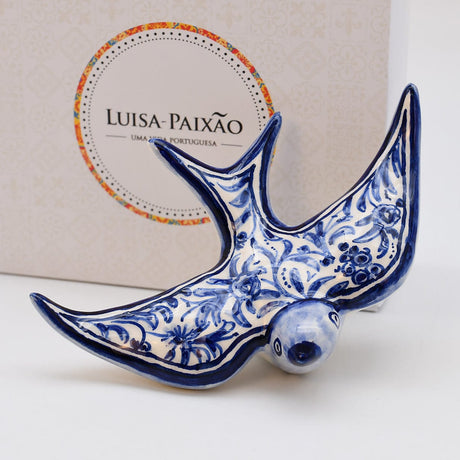Coimbra I Ceramic Swallow Gift Set - Blue