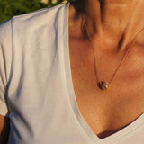 Conta de Viana I Gold-plated Silver Necklace 0.1 oz