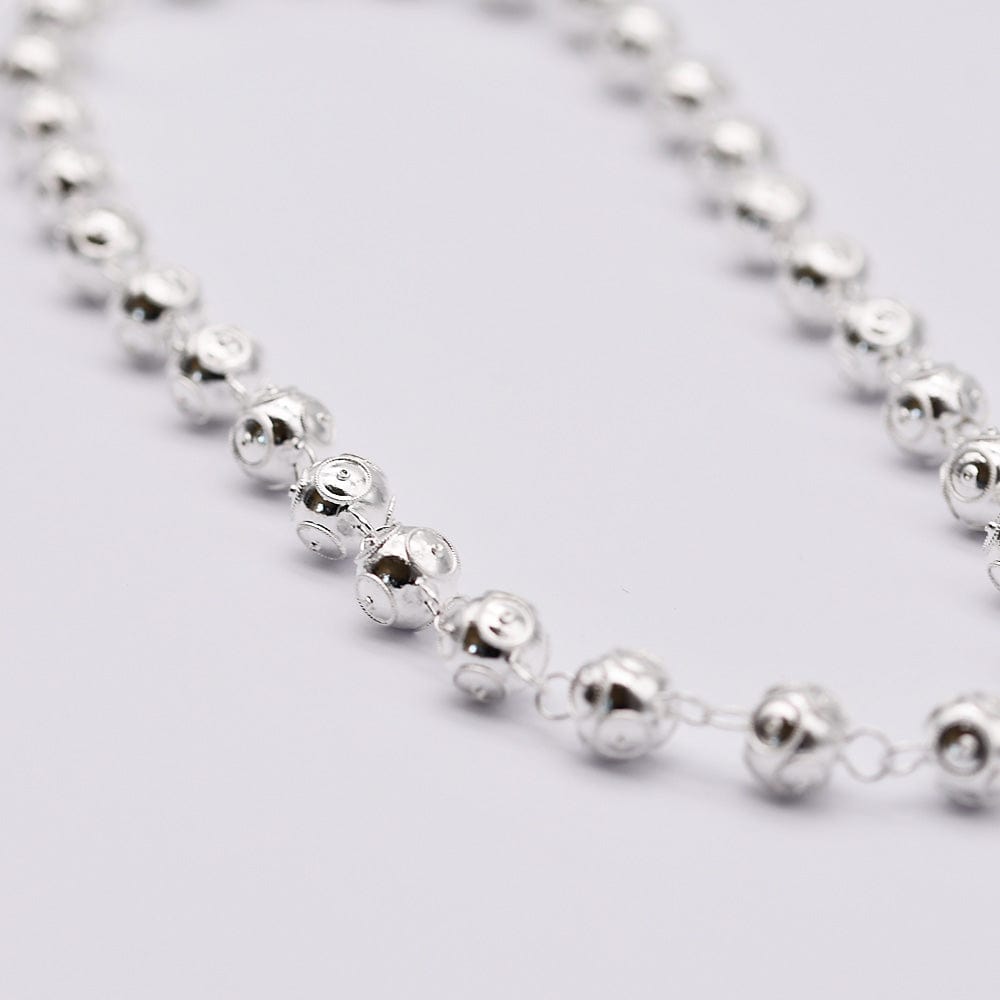 Conta de Viana I Silver Pearl Necklace - Luisa Paixao | USA