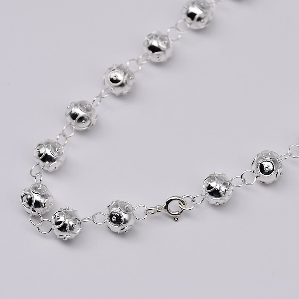 Conta de Viana I Silver Pearl Necklace - Luisa Paixao | USA