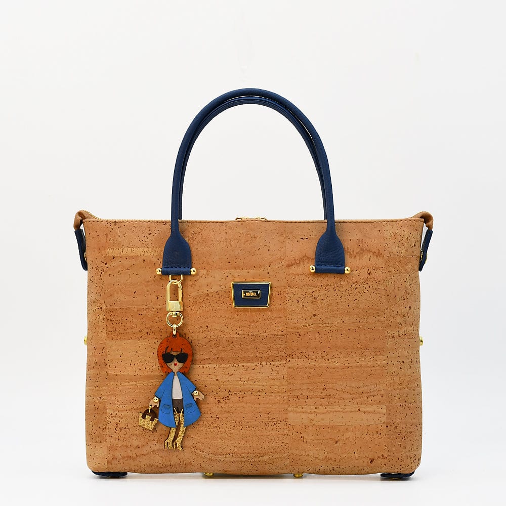 Convertible Cork Handbag - Red