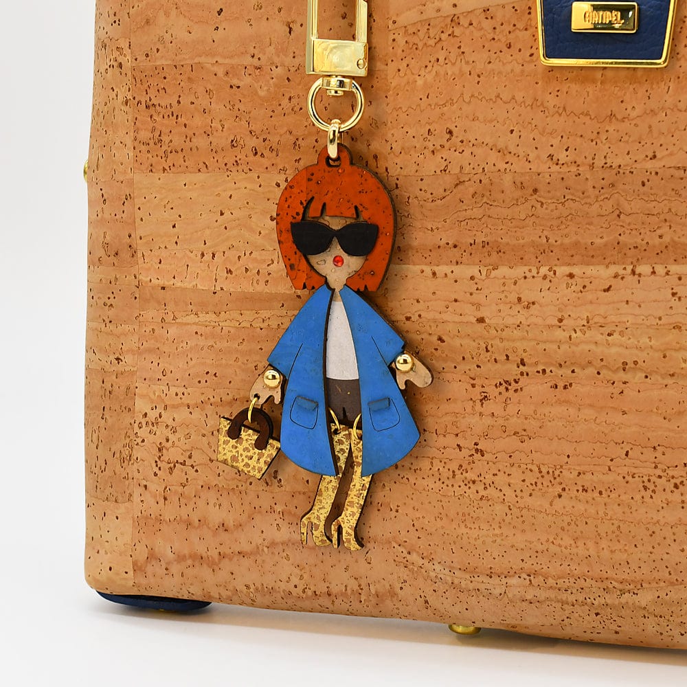 Convertible Cork Handbag - Red