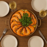 Copper Cataplana pan 14.2'' - 8/10 servings