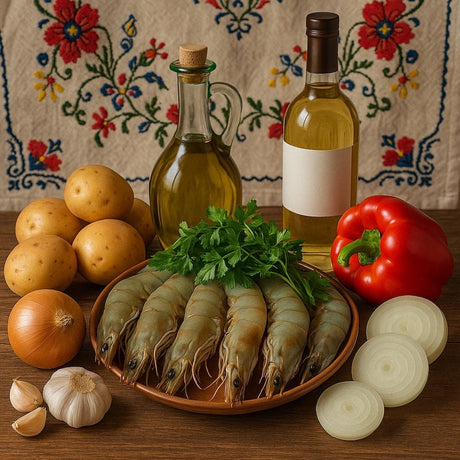 Copper Cataplana pan 14.2'' - 8/10 servings