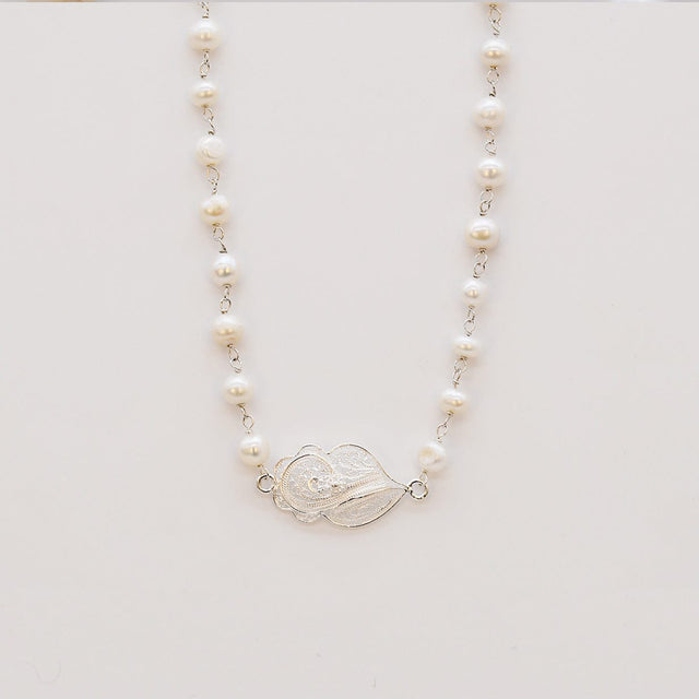 Coração de Viana I Collier de perles et Coração de Viana