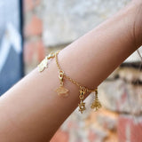 Coração de Viana I Gold-plated Silver Filigree Charm 0.1 oz