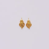 Coração de Viana I Gold-plated Silver Filigree Earrings 0.1 oz - 1.0''
