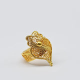 Coração de Viana I Gold-plated Silver Filigree Ring 0.2 oz