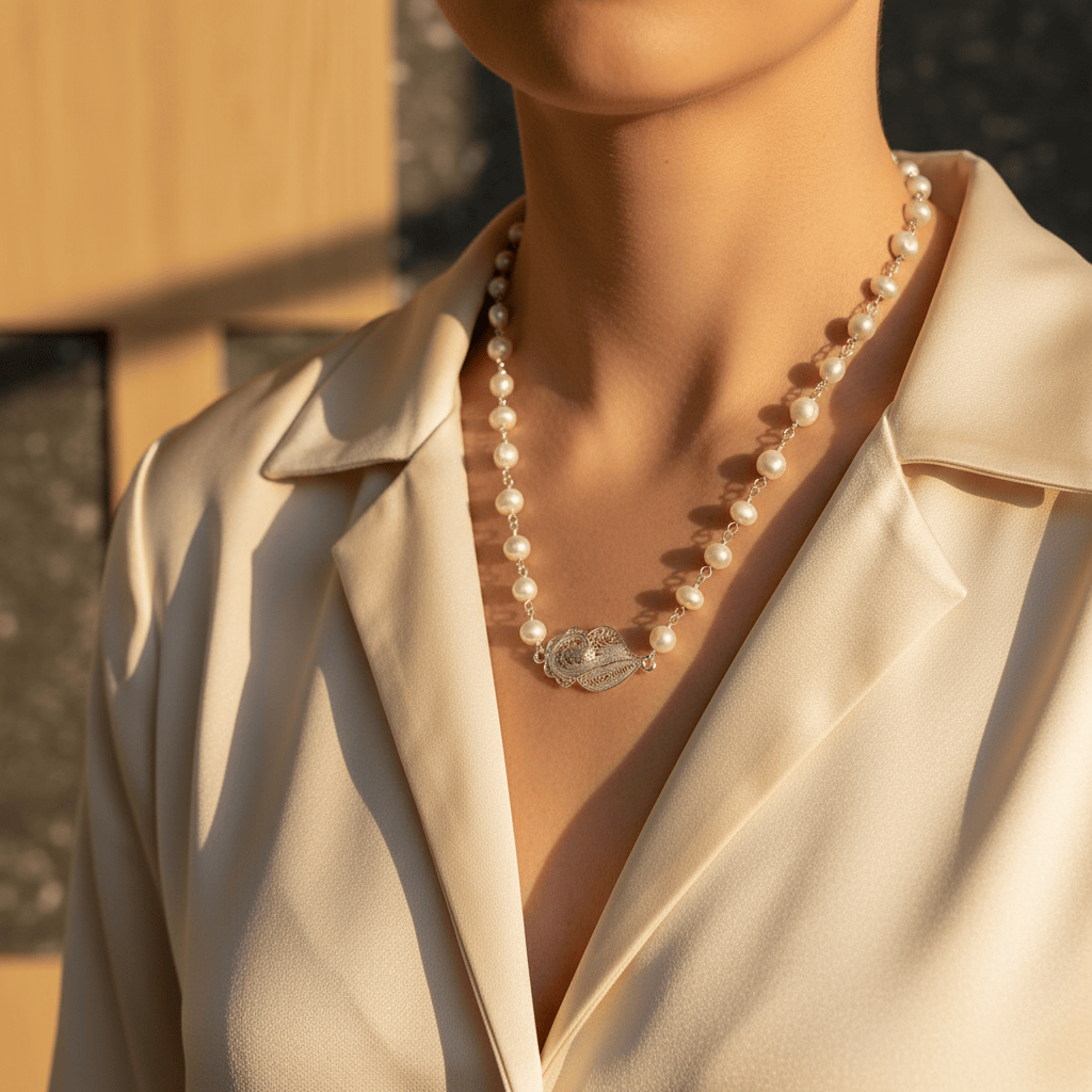 Coração de Viana I Pearl Necklace