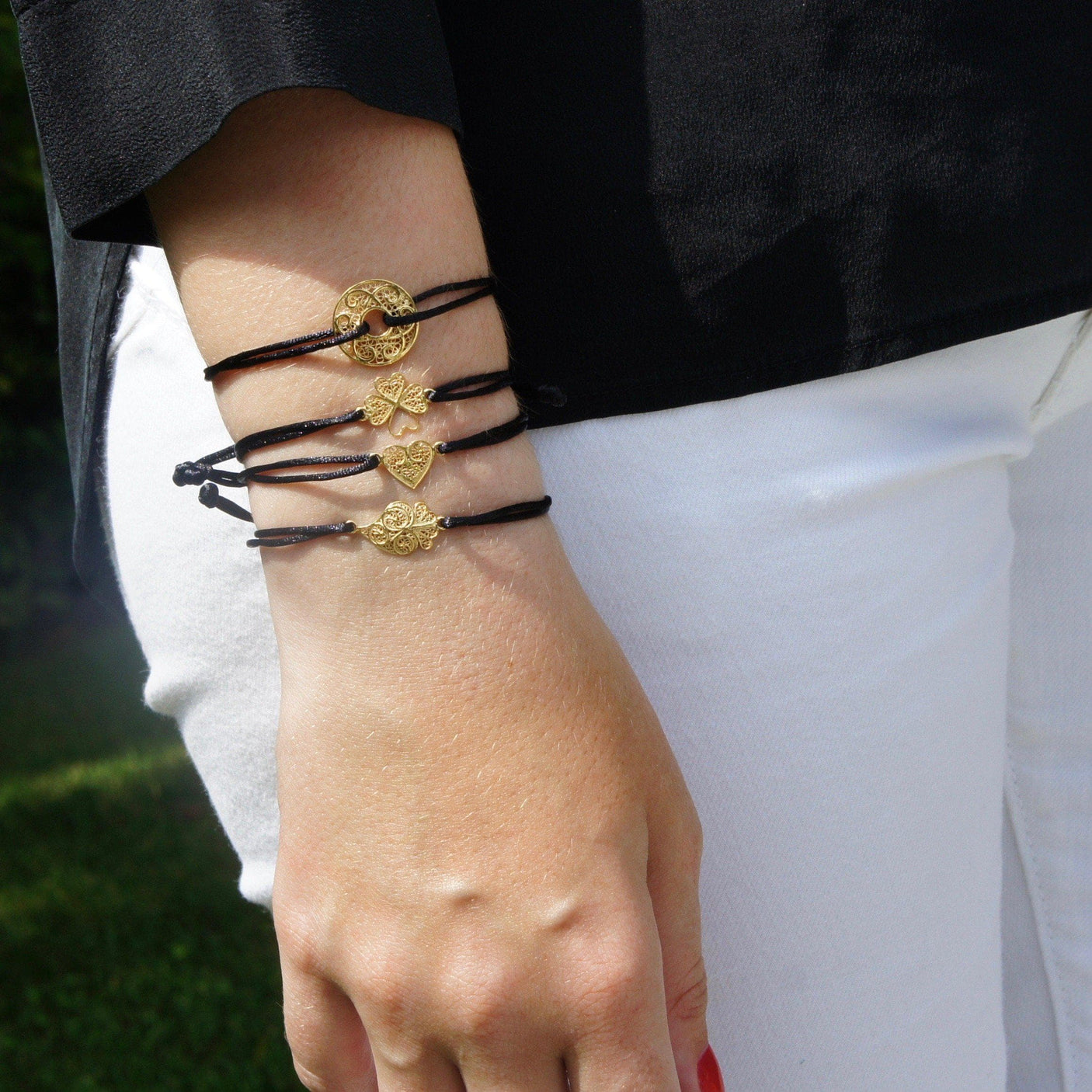 Coração de Viana I Silver Filigree Bracelet 0.1 oz