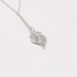 Coração de Viana I Silver Filigree Necklace 0.1 oz - 1.0''