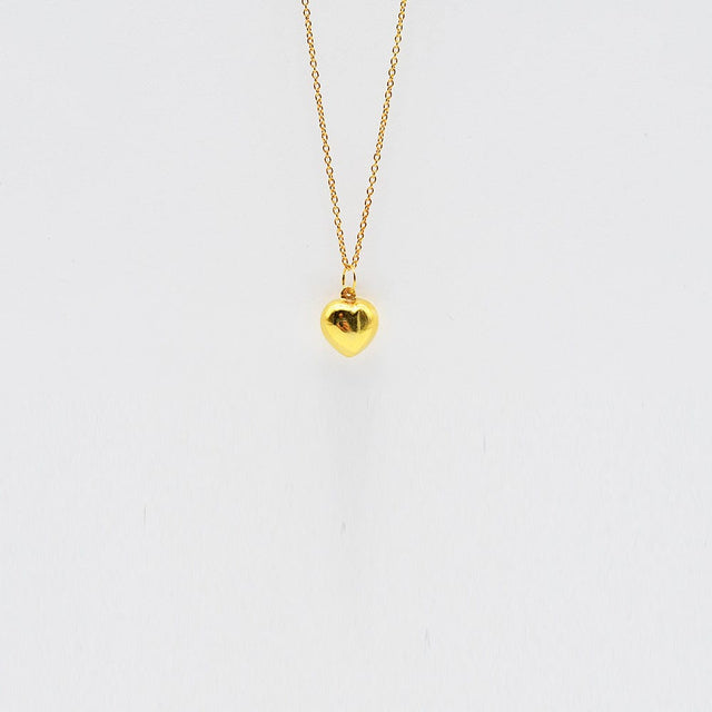 Coração I Gold plated Silver Charm