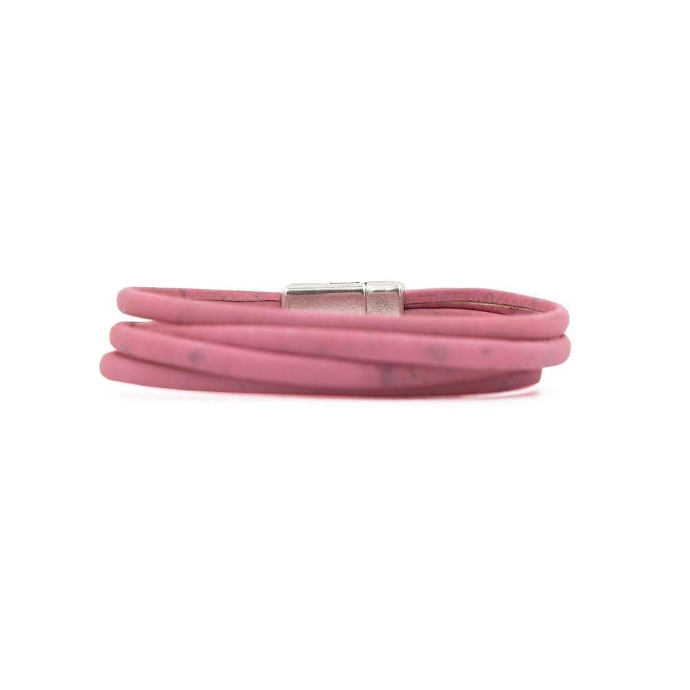 Cork bracelet - Pink