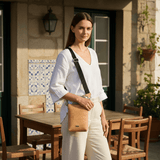 Cork Crossbody Pouch - Natural