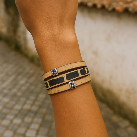 Cork Cuff Bracelet