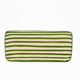 Costa Nova Mar | Striped Ceramic Serving Platter - Green
