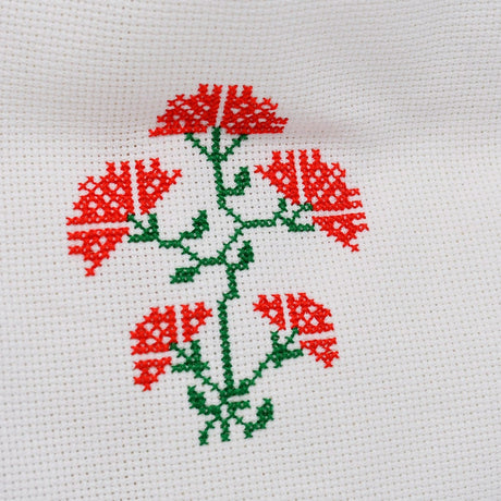 Cotton Embroidered Drawstring Sachet 14.8x11"