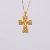 Crucifixo I Gold-plated Silver Pendant 0.3 oz - 2.0''