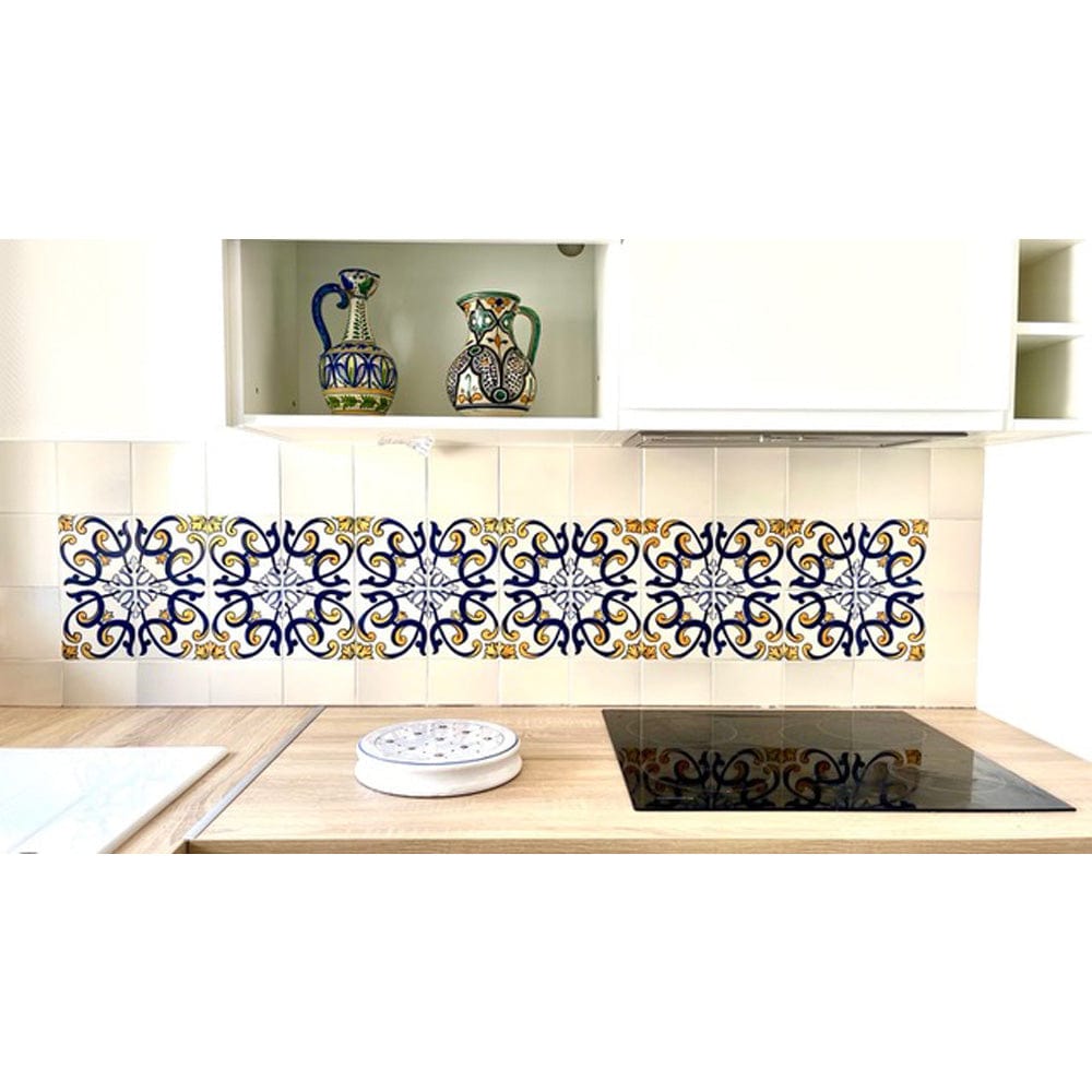 Decorative Panel of 4 azulejos 12X12''