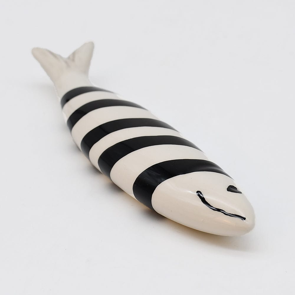 Decorative Smiling Sardine - Black