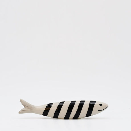 Decorative Smiling Sardine - Black