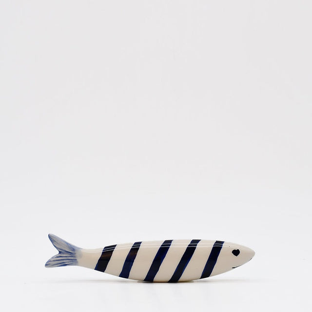 Decorative Smiling Sardine - Blue