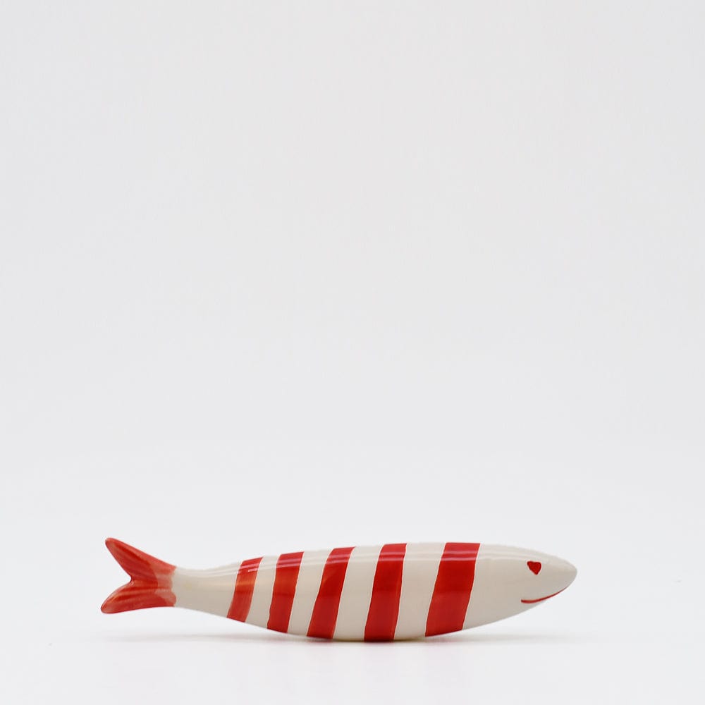 Decorative Smiling Sardine - Red