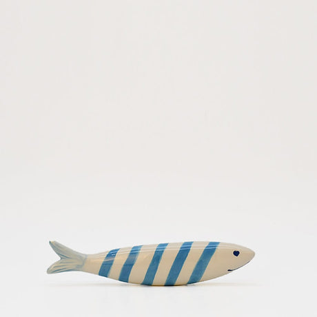 Decorative Smiling Sardine - Turquoise