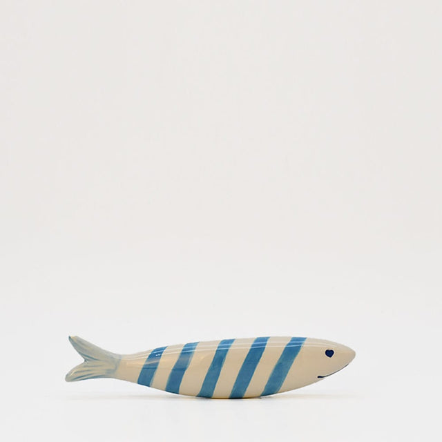 Decorative Smiling Sardine - Turquoise
