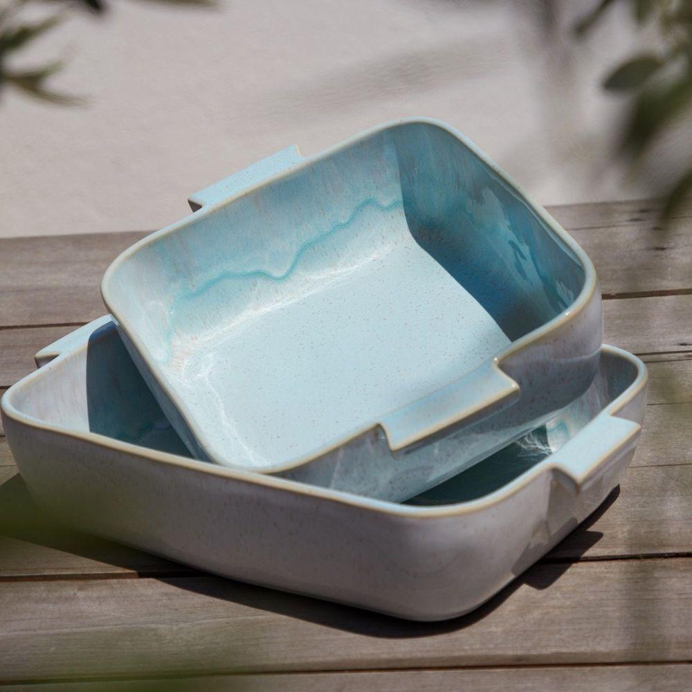 Eivissa I Fine Stoneware Baking Dish - Blue