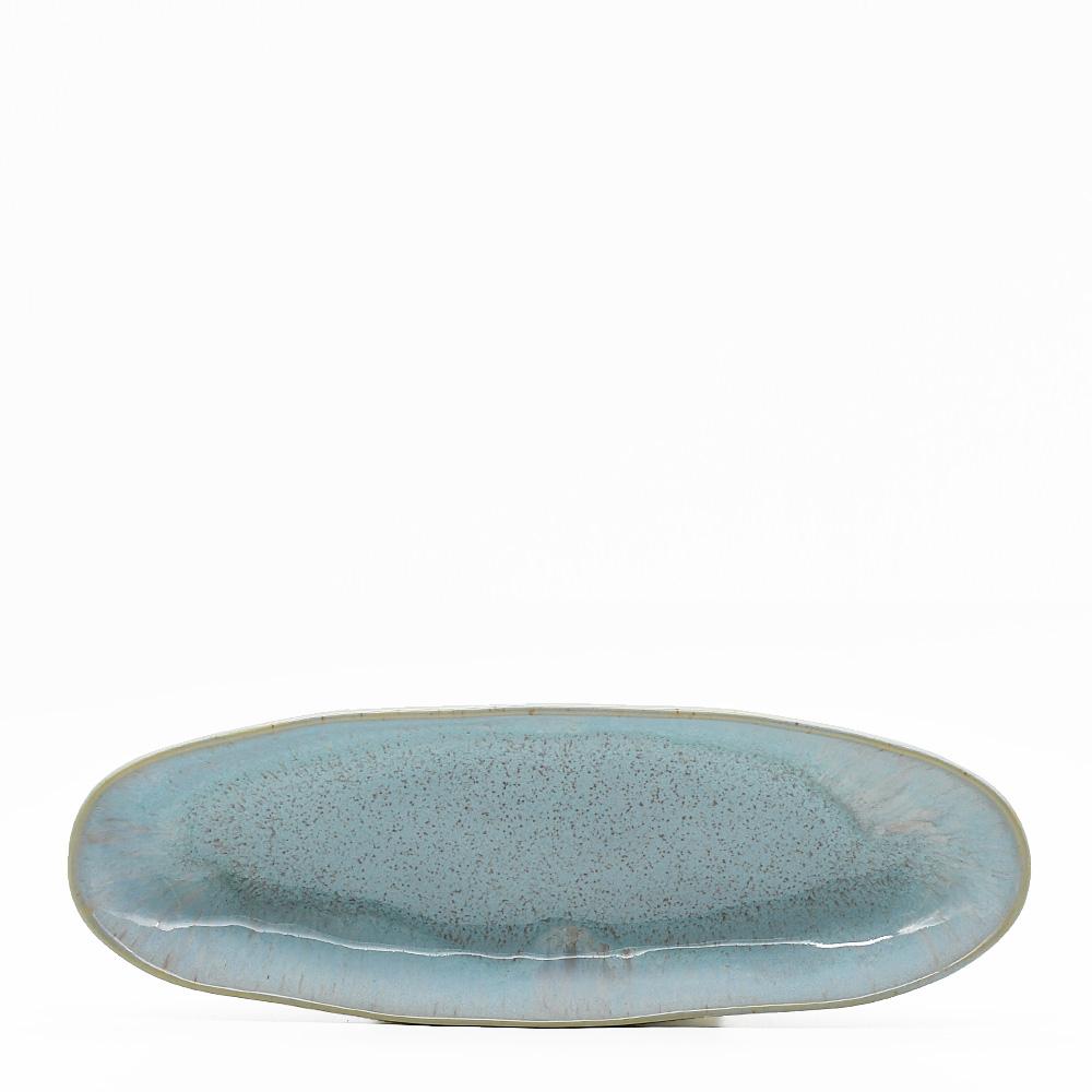 Eivissa I Fine stoneware Dish - Blue