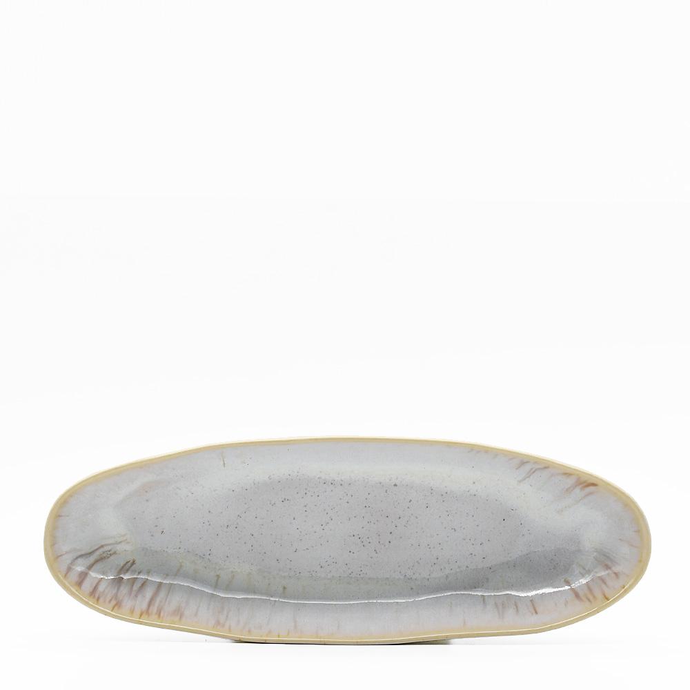 Eivissa I Fine Stoneware Dish - White