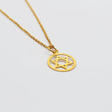 Estrela de David I Gold-plated Charm 0.1 oz