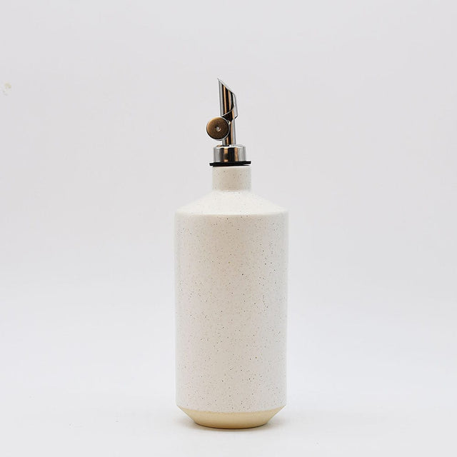 Fattoria I Stoneware Oil Carafe with self-closing spout