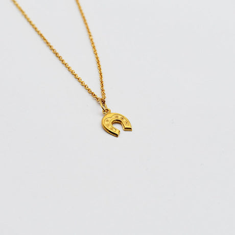 Ferradura de cavalo I Gold plated Silver Charm 0.1 oz