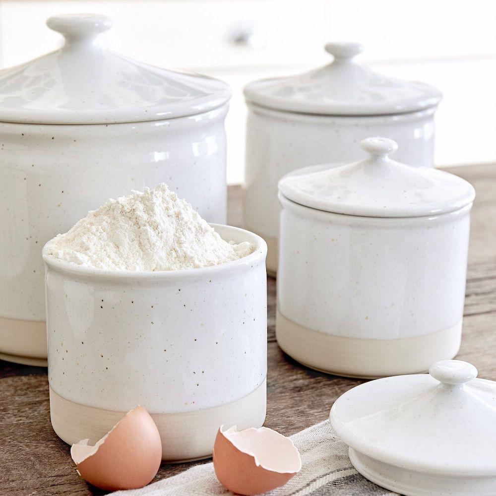 Fine stoneware kitchen Canister