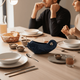 Fish-shaped Ceramic Gravy Boat - Blue