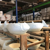 Fish-shaped Ceramic Tureen - Blue