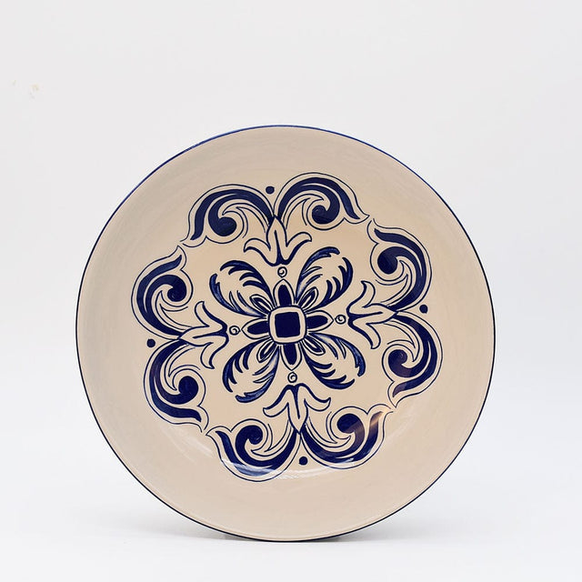 Floral I Ceramic Salad Bowl