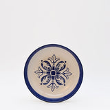 Floral I Ceramic Soup Plate 7.5'' - Blue