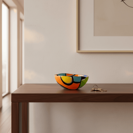 Fused Glass Bowl from Marinha Grande - 5''