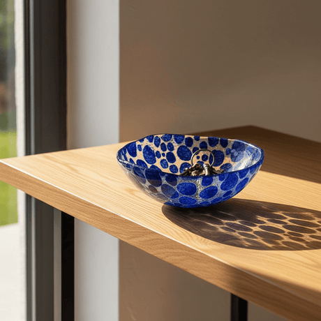 Fused Glass Bowl from Marinha Grande - 5''